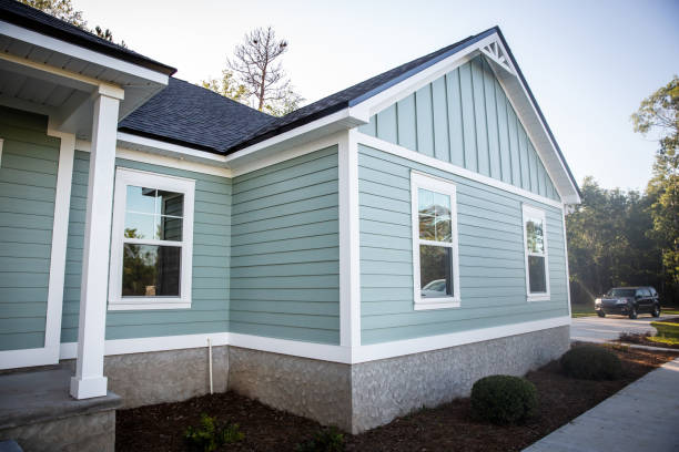 Completed exterior trim installation giving home a polished, modern style